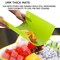 4 Pieces Flexible Plastic Cutting Board Mats, Colored Mats With Food Icons, Gripped Back, Cutting board